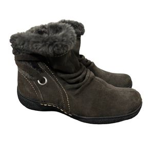 BareTraps Women's Leanna Boot Dark Grey Suede Size‎ 6.5